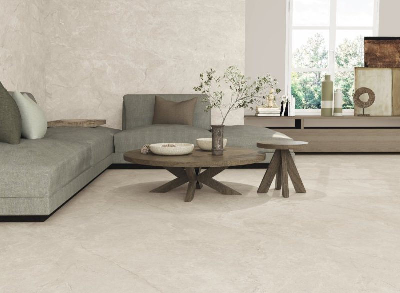 Acadia Ivory Matte 24x48x9mm Stone Look Porcelain Tile