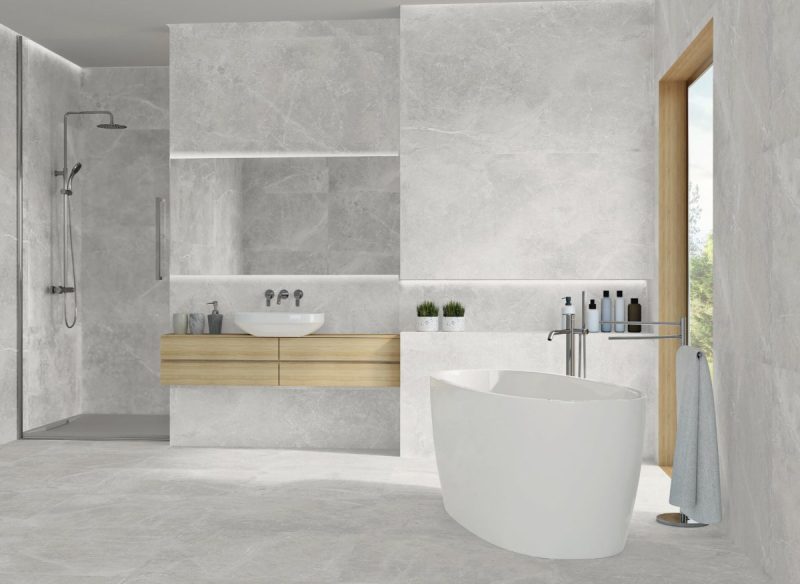 Pietra Antica Cenere Matte 24x48x9mm Stone Look Porcelain Tile