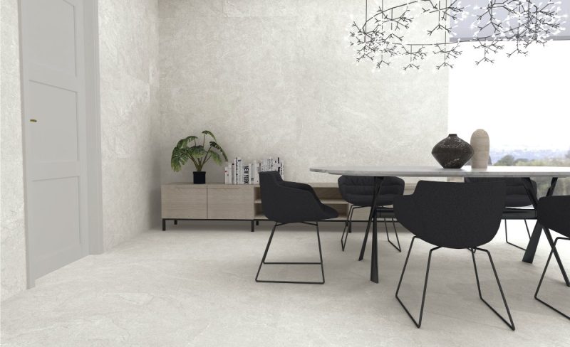 Piatra Silver Matte 32x64x9mm Stone Look Porcelain Tile