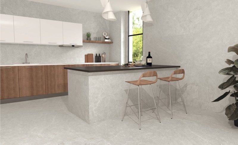 Piatra Silver Matte 32x64x9mm Stone Look Porcelain Tile