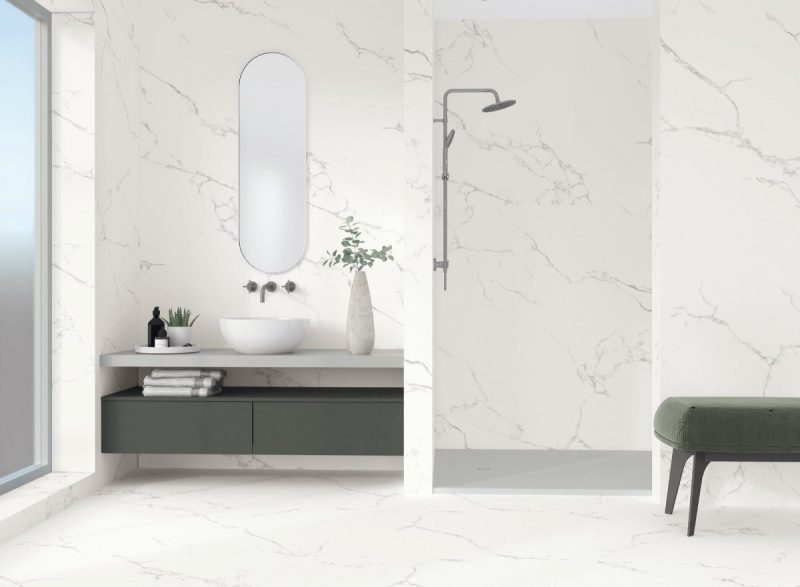 Finezza Oro Matte 24x48x9mm Marble Look Porcelain Tile