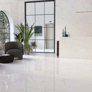 Finezza Oro Polished 24x48x9mm Marble Look Porcelain Tile