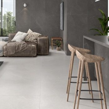 Storm White Matte 48x48x9mm Stone Look Porcelain Tile