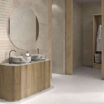 Storm White Matte 24x48x9mm Stone Look Porcelain Tile