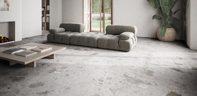 Petra Grey Matte 24x48x9mm Stone Look Porcelain Tile