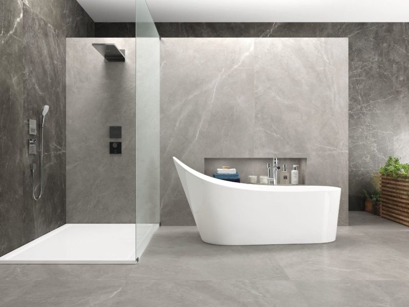 Bayona Silver Matte 24x48x10mm Stone Look Porcelain Tile