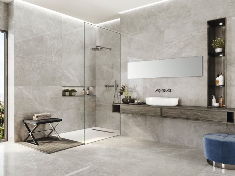 Bayona Silver Matte 24x48x10mm Stone Look Porcelain Tile