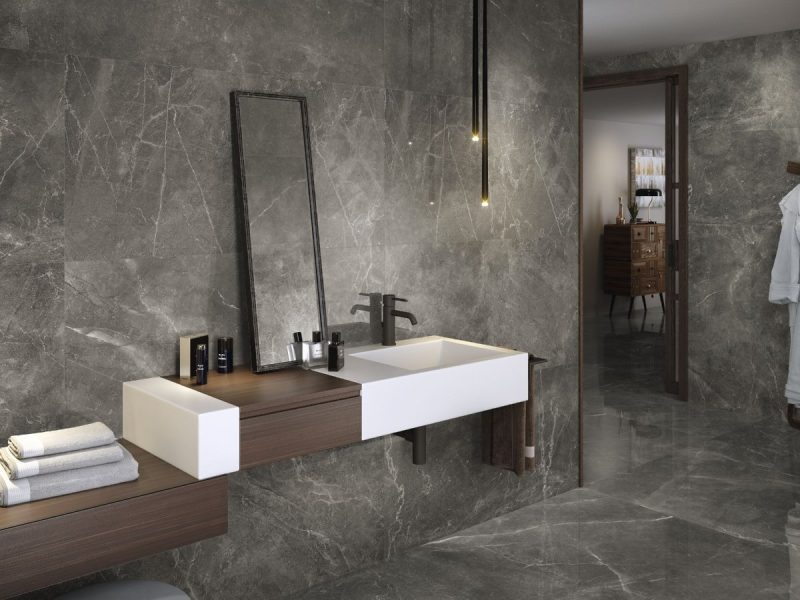 Bayona Grey Matte 24x48x10mm Stone Look Porcelain Tile