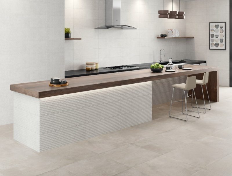 Atelier Blanc Matte 13x39x9mm Limestone Look Ceramic Tile