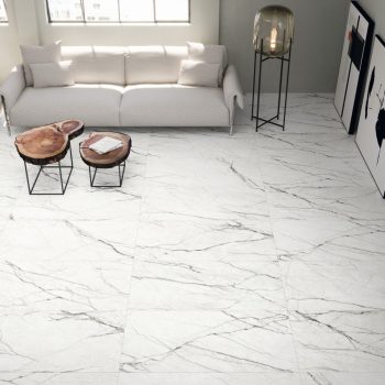 Volltera Blanco Matte 24x48x9mm Marble Look Porcelain Tile