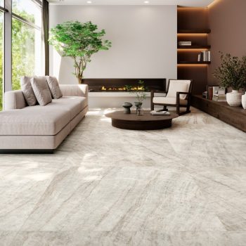 Taj Mahal Blanco Polished 24x48x9mm Slate Look Porcelain Tile