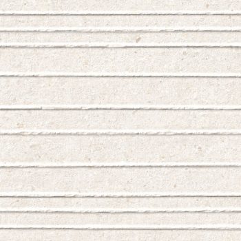 Manhattan Lines Bone Matte 13x39x9mm Stone Look Ceramic Tile