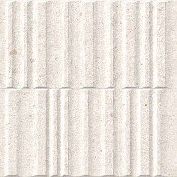 Manhattan Wavy Bone Matte 13x39x9mm Stone Look Ceramic Tile