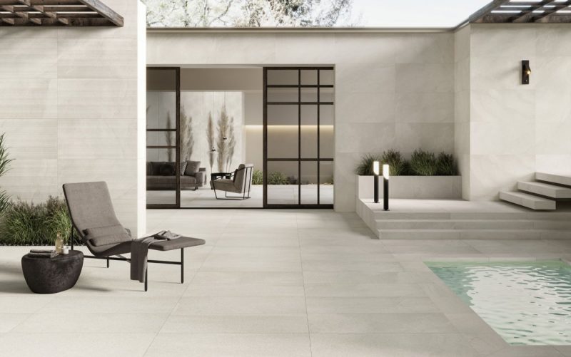 Portraits Comblanchien Matte 24x48x9mm Stone Look Porcelain Tile