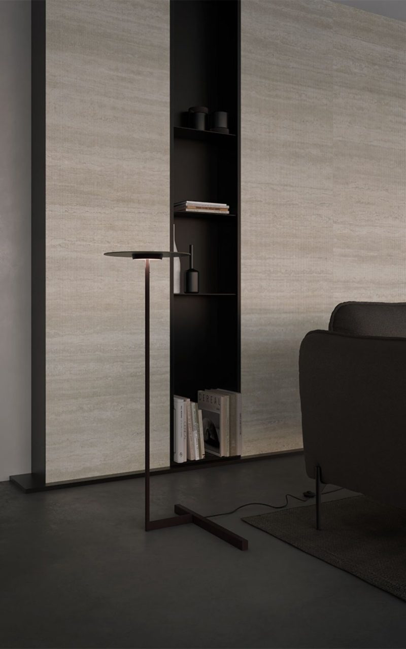 Verso Vein Cut Light Arpa Matte 24x48x9mm Travertine Look Porcelain Tile