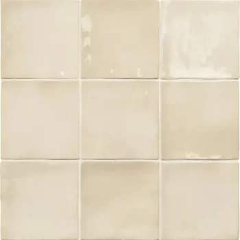 Seville Bone Glossy 4x4x8.7mm Subway Look Ceramic Tile