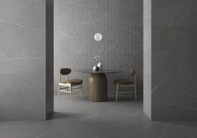 Capri Dark Solaro Matte 16x48x9mm Stone Look Ceramic Tile