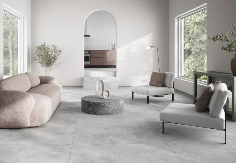 Noa Light Matte 24x48x9mm Stone Look Porcelain Tile