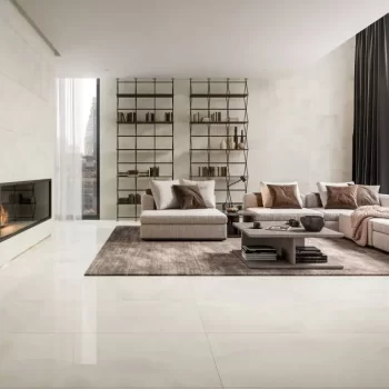 Prestigio Onyx White Polished 24x48x9mm Onyx Look Porcelain Tile