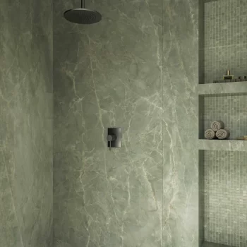 Anima Ever Sage Polished 24x48x9mm Marble Look Porcelain Tile