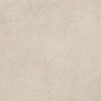 Matte beige and cream porcelain tile with a stone look, 24x48 inches, large format.