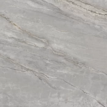 Large format 24x48 grey matte porcelain tile with a marble look, suitable for floors and walls.
