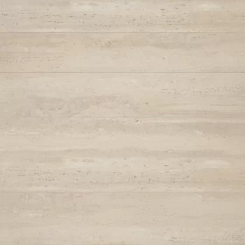 Beige matte porcelain tile with a travertine look, 24x48 inches, large format.