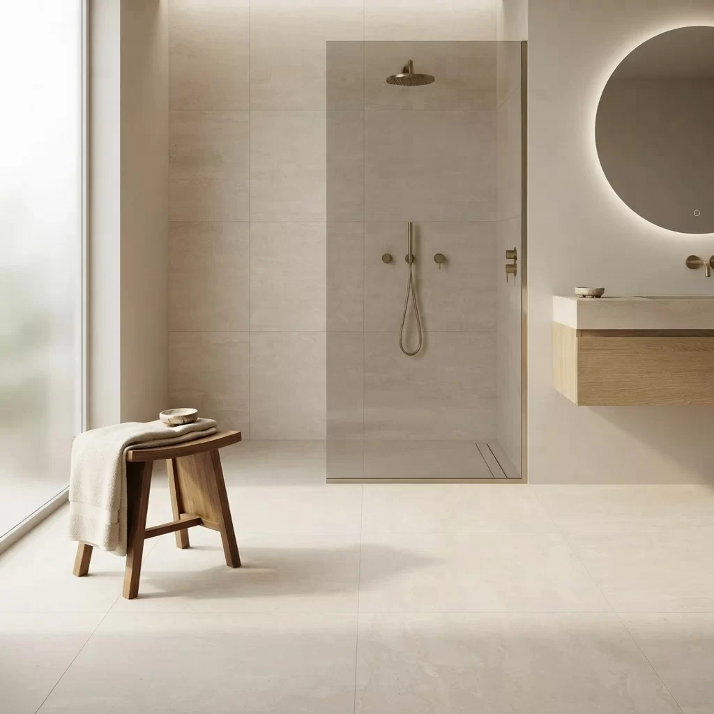 Serene Travertine Elegance