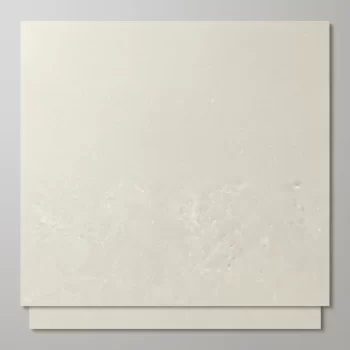 Cream matte stone look porcelain tile, 48x48cm, suitable for floor and wall applications.