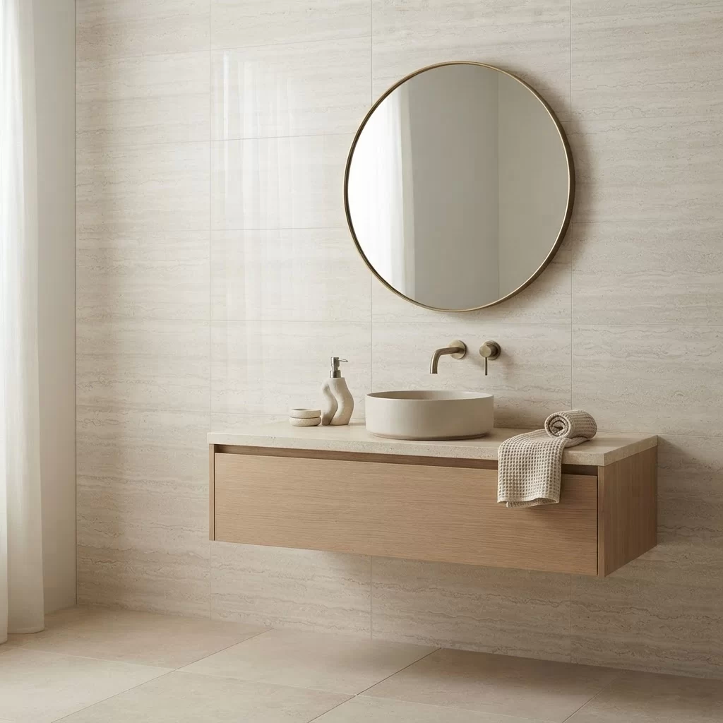 Elegant Travertine Aesthetics